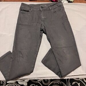 Tahari Pants Comfort Waist Black Skinny Jeans  Women's Size 12 rn# 112628